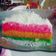 Cooksnap dari undatun ulfah untuk resep Rainbow Cake Kukus Lembut 2 Telur No Mixer