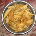 Bipasa Das's cooksnap of when they made নারকেলের ভাজা পিঠে(Narkeler Bhaja Pithe recipe in Bengali).