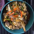 Cooksnap Eyzza Affection II semasa beliau membuat Daging Masak Paprik.