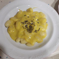 El cooksnap de maria cuando hizo Ñoquis con crema de calabaza, roquefort y nueces.