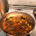 El cooksnap de Esveidi cuando hizo Picadillo de res.