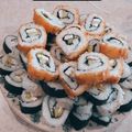 El cooksnap de Isabel Zuviri cuando hizo Sushi makis 🥢 (72 piezas) paso a paso.