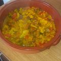 El cooksnap de Paky cuando hizo Arroz con coliflor y costilla.