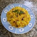 El cooksnap de Isabel Bravo cuando hizo Arroz con coco.