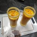 Saranya Vignesh's cooksnap of when they made Cashew Nuts mango shake.