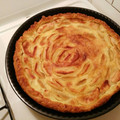 El cooksnap de Cecilia Zas Germade cuando hizo Tarta de manzana con hojaldre.