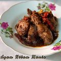 Cooksnap Sesimple Loralin semasa beliau membuat Ayam masak kicap berempah.