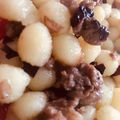 il M@ri@ quando ha preparato Gnocchi di patate con salsiccia e radicchio rosso