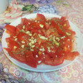 El cooksnap de ariel cuando hizo Tomate aliñado al estilo sevillano .