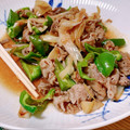 seacomet's cooksnap of when they made スピードおかず＊牛肉とピーマンの甘辛炒め.