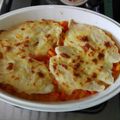El cooksnap de Andrea Morán cuando hizo Pescado al horno con bechamel y verduras.