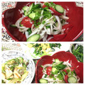 Aunty Eiko's international cuisine experience 's cooksnap of when they made Simple Tomato Cucumber Salad with Lemon Dressing.
