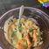 Cooksnap ainie munchininie semasa beliau membuat Buttermilk Prawn with Salted Egg (Udang Butter Susu Telur Masin).