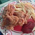 El cooksnap de Trey cuando hizo Pollo frito al estilo Kentucky.