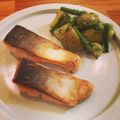 Daikoku Yoko's cooksnap of when they made Salmon & Pesto-Dressed Vegetables.