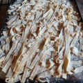 El cooksnap de maria menendez bueno cuando hizo Fideos caseros al huevo.