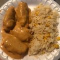 El cooksnap de Yeira Sofia cuando hizo Rollito de pollo en crema con chipotle.