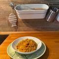 El cooksnap de Belen cuando hizo Arroz meloso con marisco.