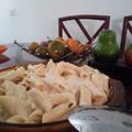 El cooksnap de rriascos cuando hizo Macarrones con pollo.
