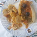 El cooksnap de Óscar cuando hizo Bacalao al horno a la portuguesa.
