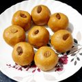 Mrs.Nilima Vijay Khadatkar's cooksnap of when they made खमंग बेसन लाडू (besan laddu recipe in marathi).