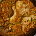 El cooksnap de Luis Figueroa cuando hizo Chuletas de cerdo a la jardinera.