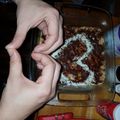 El cooksnap de Tatiana Echeverry cuando hizo Postre de milo para celíacos.