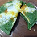 El cooksnap de Ceci Aramayo cuando hizo Fatirat alsabanikh pastel de espinaca.