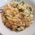El cooksnap de Romy Repetto cuando hizo Huevos con Espinaca y Tomate.