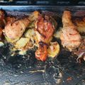 El cooksnap de Yudelka Duarte cuando hizo Pollo al limón con ajo chilote.