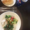 صورة من ام احمد، شاركها بعد تجربة وصفة سلطة الروبيان مع الفلفل البارد و جبنة برمزان 🍤😋😍