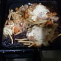 El cooksnap de Adriana cuando hizo Pollo a la crema con papas.