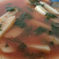 El cooksnap de Kytziia cuando hizo ✨Sopa de papa y espinacas ✨.
