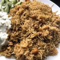 Amna Faisal's cooksnap of when they made Spicy chana pulao.