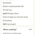 Uzma Latif's cooksnap of when they made Chicken Biryani.