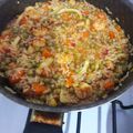 El cooksnap de Christian Grimm cuando hizo Arroz con calamar.