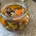 El cooksnap de Giovanna Aplanalp cuando hizo Hongos al escabeche.