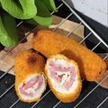 Dwy Nor Hidayah's cooksnap of when they made Chicken Cordon blue.