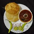 Ruchi Chopra का कुकस्नैप जब उन्होंने छोला भटूरा (chhole bhature recipe in hindi) बनाया था।