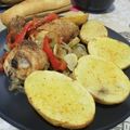 El cooksnap de Laura Cano cuando hizo Muslos y contramuslos asados con guarnición.
