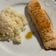 Cooksnap de Vinicius Silva quando cozinhou Salmão grelhado com arroz branco e puré de batata.