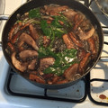 El cooksnap de Gerry Méndez cuando hizo Caldo de Hongos Portobello.