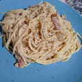 El cooksnap de Estel-la cuando hizo Tagliatelle en salsa de nata con pollo y bacon.