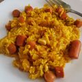 El cooksnap de Yaiza Caballero cuando hizo Arroz con salchichas frescas (longaniza blanca).