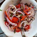 El cooksnap de Pablo Marcelo Carrizo cuando hizo Ensalada tipo toscana.