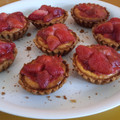 El cooksnap de Reneé Méndez cuando hizo Pay de Queso con Fresas.