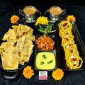 Manisha Sampat's cooksnap of when they made Gujarati Nashto (Fafda Jalebi).