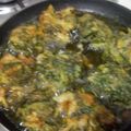 El cooksnap de Gabriela Lombardi cuando hizo Buñuelos de acelga.