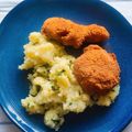 Mónika Gyurászné Cooksnap-ja, amikor elkészítette a(z) Rántott- csirkecomb receptet.