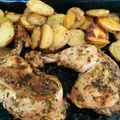 El cooksnap de Silvia cuando hizo Pollo al horno con papas.